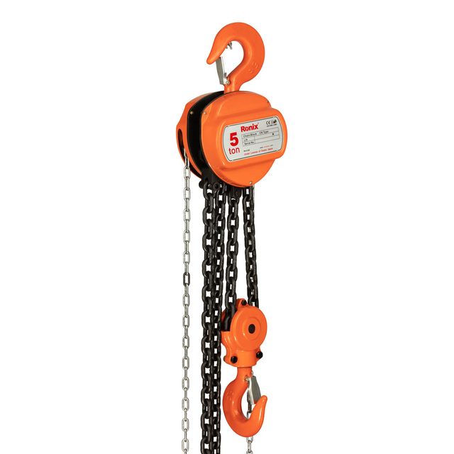 Ronix RH-4106 Hand Tools Chain Block 5T×3m