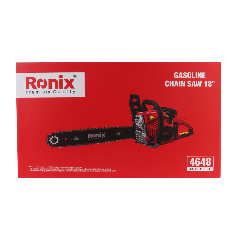 Ronix 4648 GASOLINE CHAIN SAW 18"