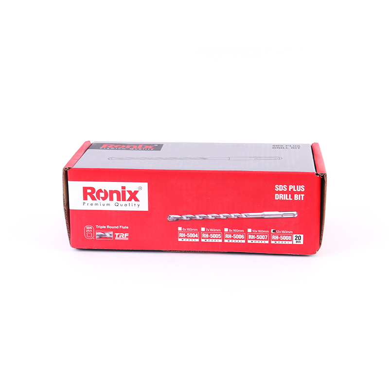 Ronix in stock RH5008 Drill Bit SDS PLUS SHANK Carbide-Tipped Rotary Hammer Drill Bit Set 6~12mm