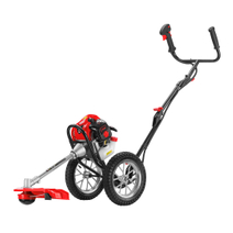 1350W Powerful Gas Petrol Two Wheel Hand Push Brush Cutter
