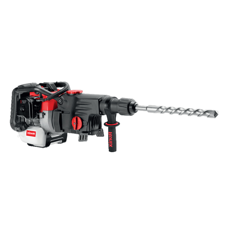 Ronix 2790 Multi-functional Concrete Power Gasoline Rotary Hammer 