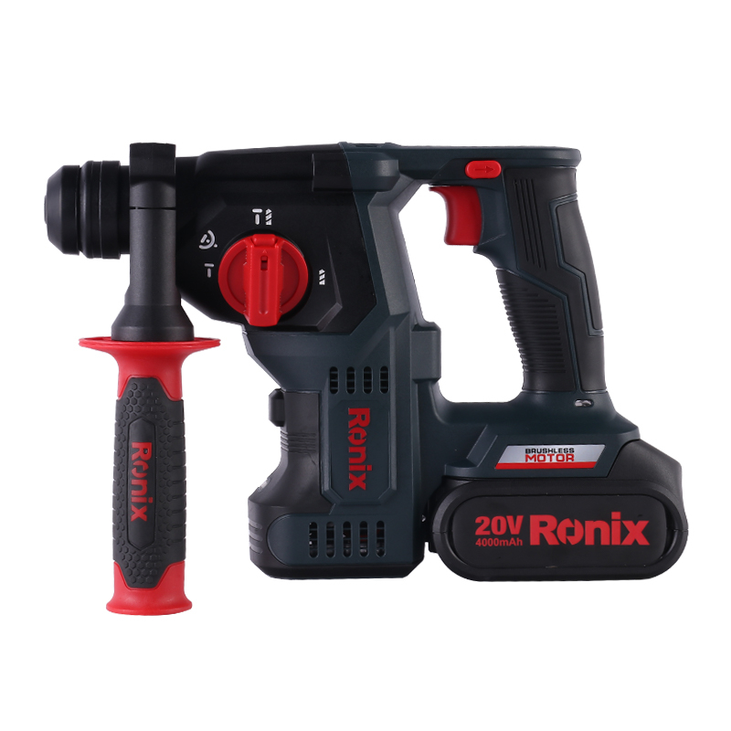 Ronix 8911K 1350Rpm electric hammer Powerful BL brushless motor accepts Sds-Plus Bits brushless hammer kit