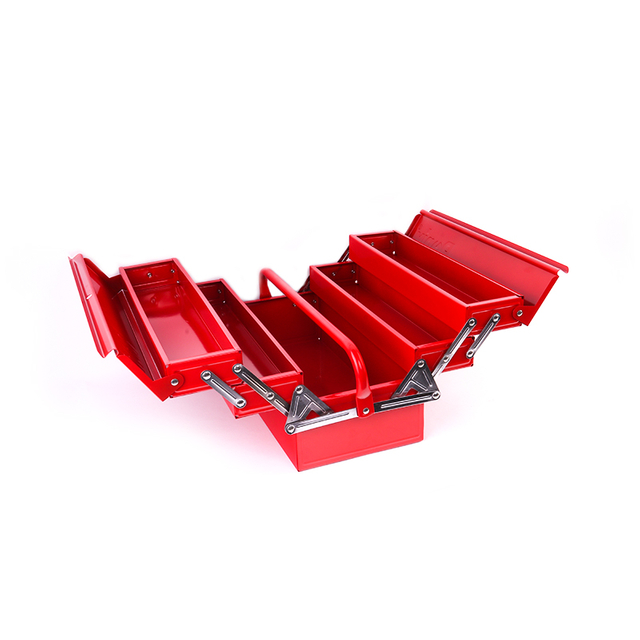 Ronix Metal Tool Box RH-9103 Mechanic Tools Set Stainless Steel Metal Portable Iron Tool Storage Box
