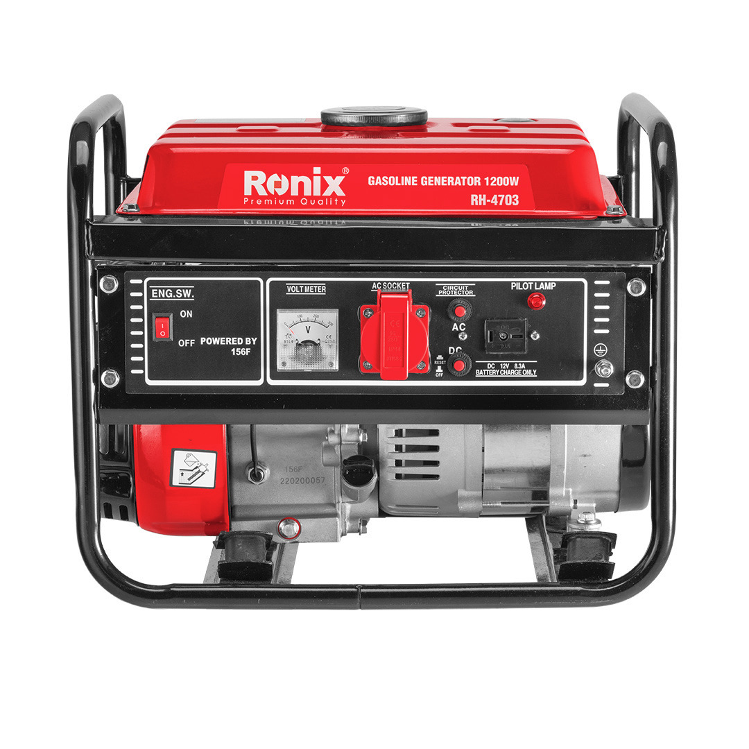 Ronix RH-4703 Gasoline Generator Emergency Power Supply 1200W Portable Generator