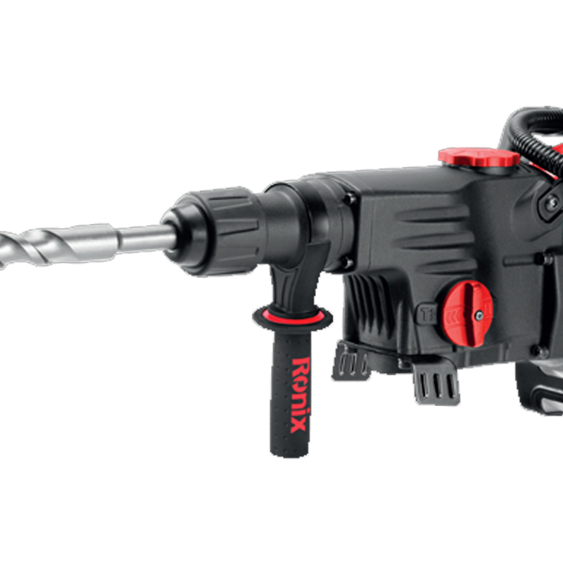 Ronix 2790 Multi-functional Concrete Power Gasoline Rotary Hammer 