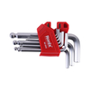 Ronix in stock RH-2033 1.5-10mm CRV magnetic Hex Key 9 Pcs Stainless Steel Hexagonal wrench Handle Hex Key set