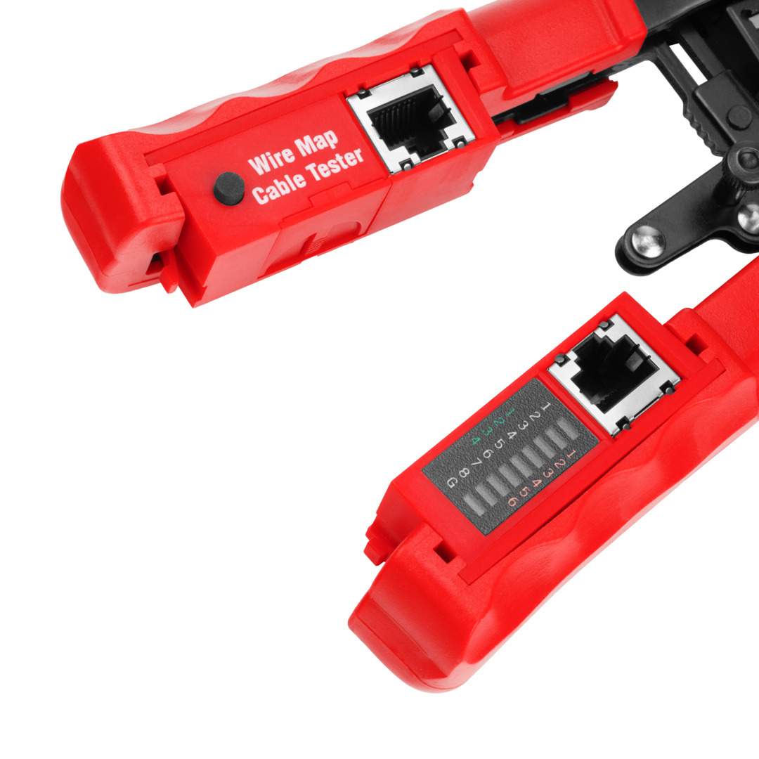 Ronix in stock RH-1831 Network wire cutter cable crimper piler crimping tool Modular Plug modular plug crimper plier with tester