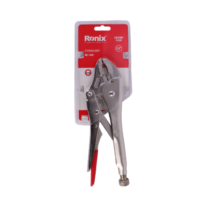 Ronix in stock RH-1420 Locking Plier 5/7/10 Inch Carbon Steel Curved Jaw Locking Channel Lock Plier
