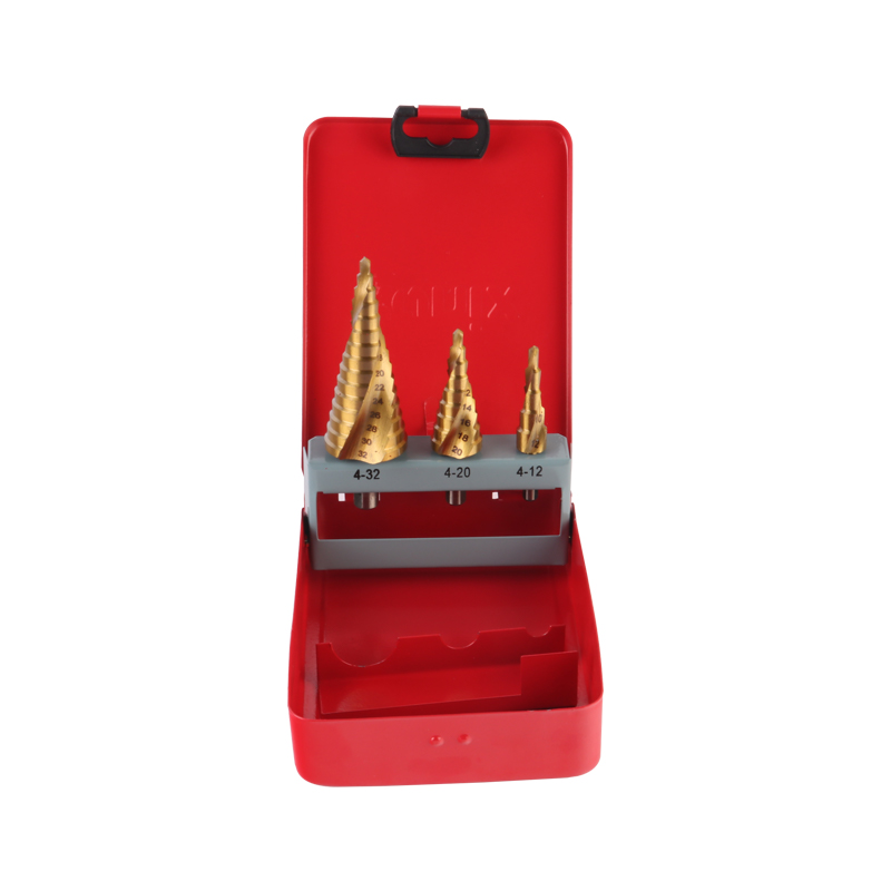 Ronix RH-5903 Spiral Step Drill 3PCS HSS M2