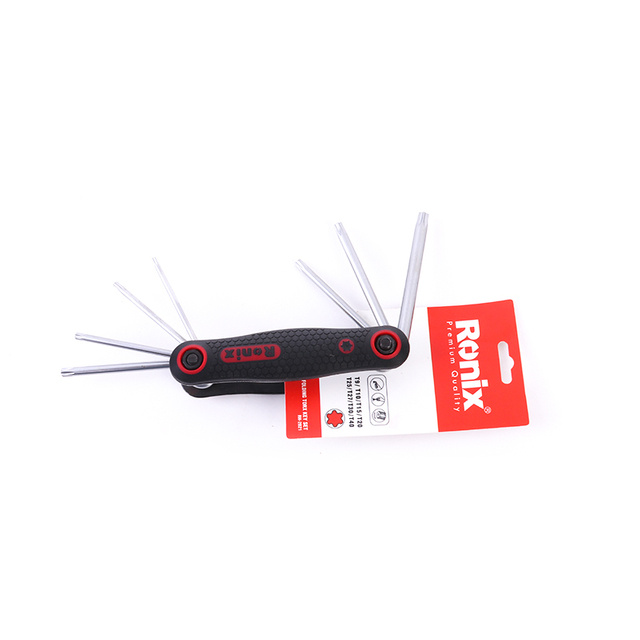 Ronix in stock RH-2021 Torx Hex Key 8 Pcs High strength Stainless Steel Hexagonal wrench Handle hand Tools Hex Key set