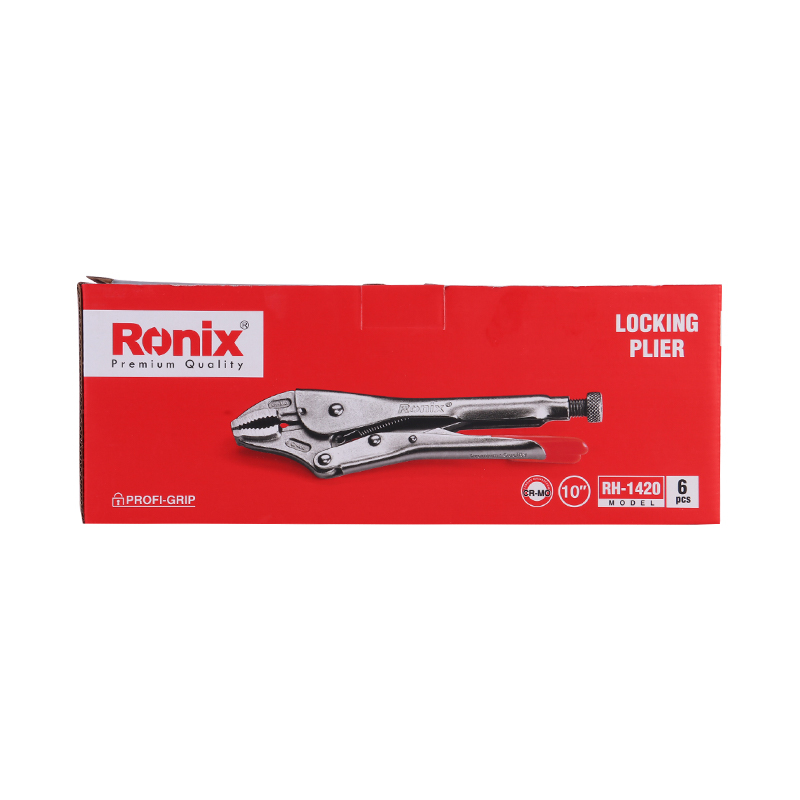 Ronix in stock RH-1420 Locking Plier 5/7/10 Inch Carbon Steel Curved Jaw Locking Channel Lock Plier