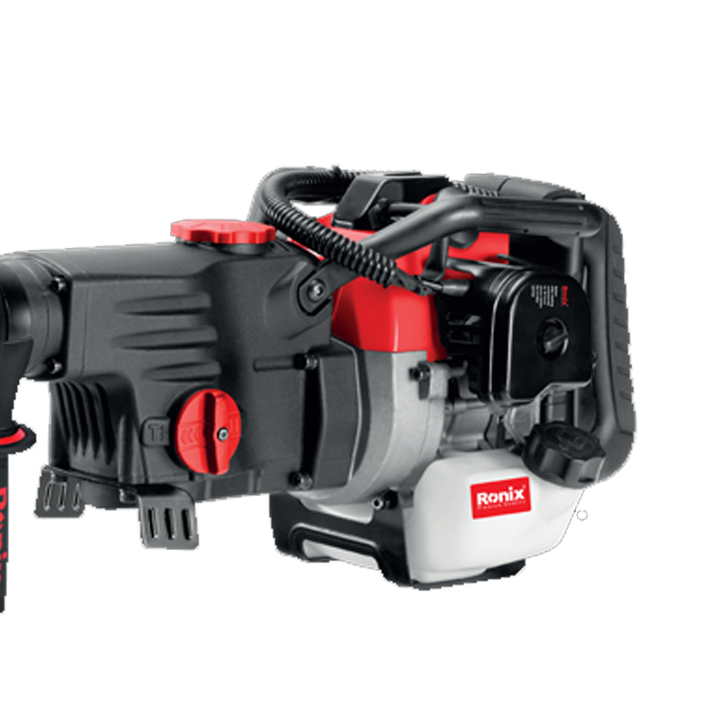 Ronix 2790 Multi-functional Concrete Power Gasoline Rotary Hammer 
