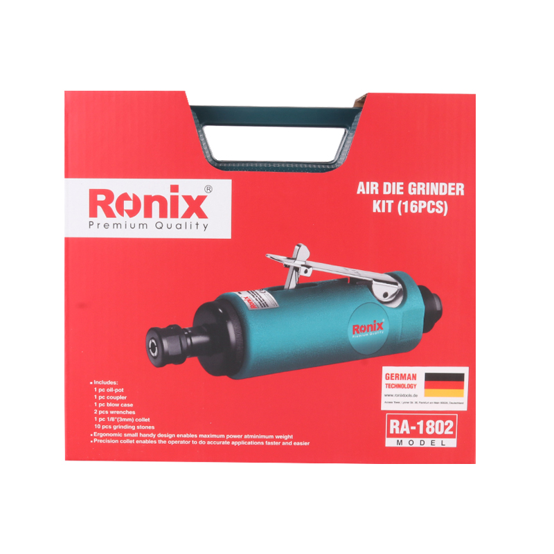 Ronix RA-1802 Air Die Grinder Kit 1/4"