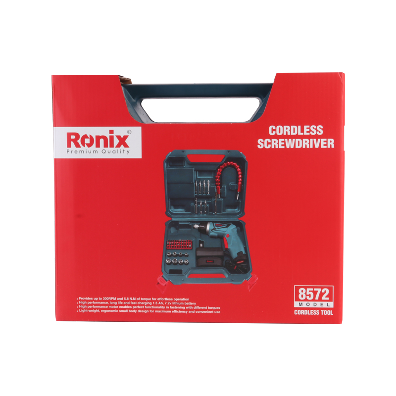 8572 Electric Screwdriver Cordless Set