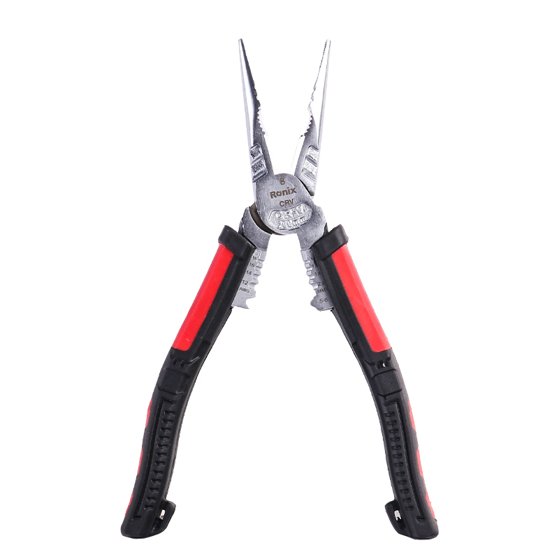 Ronix in stock RH-1393 Cr-V 8 inch CRV and TPR Pliers Tools Hand Tool Multi-Function Combination Pliers