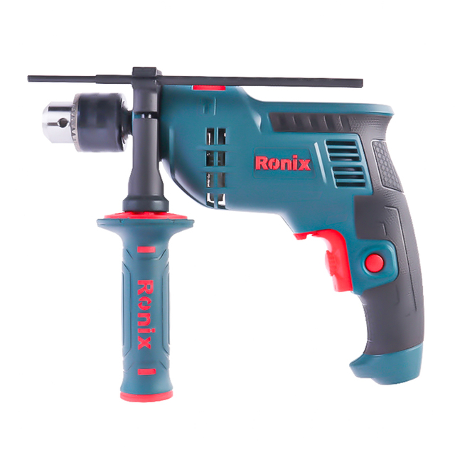Ronix Model RS-0005 750W Impact Cordless Drill Effective Power Tools 13mm Electric Drive Impact Drill kit Tool Set